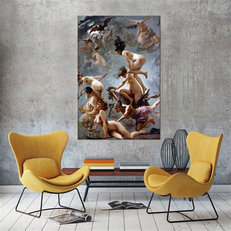 Witches Sabbath By Luis Ricardo Falero Print Large Wall Art Apartment