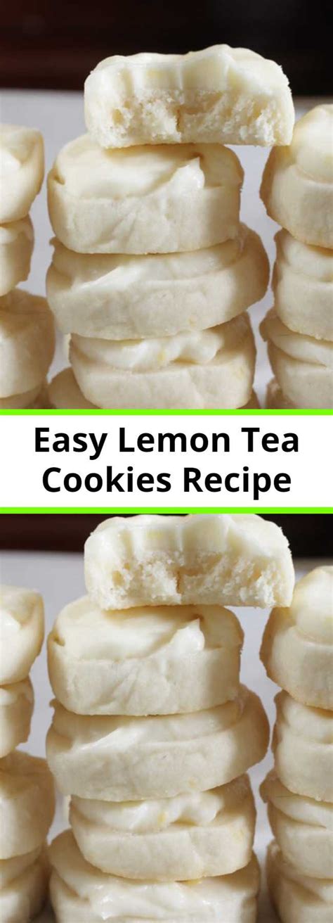 Easy Lemon Tea Cookies Recipe – Mom Secret Ingrediets