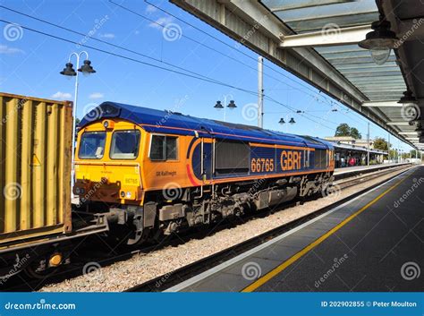 GBRf Class 66 at Ely editorial image. Image of diesels - 202902855