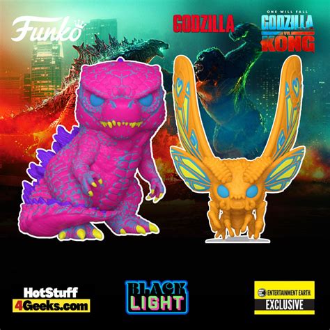 Funko POP Movies Godzilla Vs Kong Godzilla Black Light 50 OFF