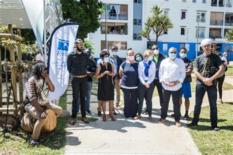 Inauguration du jardin Mérencienne à St Denis un nouvel espace de vie