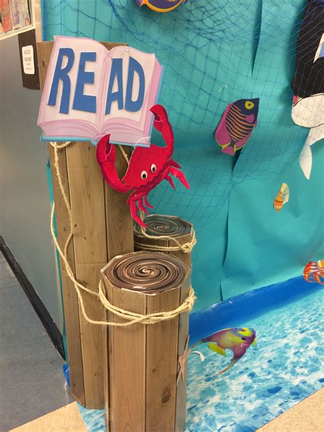 Scholastic Under The Sea Book Fair Decorations Book Fair Scholastic Book Fair Library Themes