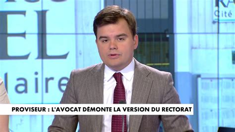 L édito de Gauthier Le Bret Proviseur l avocat démonte la version