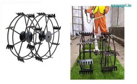 Paddy Weeder Cage Wheel Heavy Mild Steel Materials For Agricultural At