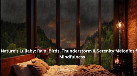 🌿⚡ Natures Lullaby Rain Birds Thunderstorm And Serenity Melodies For