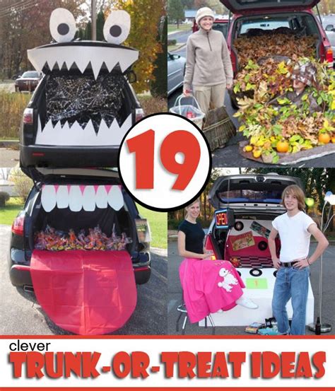 19 EASY and clever Trunk or Treat DIY Ideas | Easy homemade halloween ...