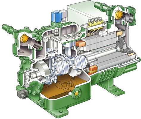 Semi Hermetic Compressor Diagram