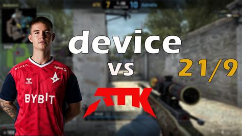 CS GO POV Demo Astralis Device 21 9 Vs ATK De Overpass ESL Pro