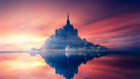 Castle At Sunset Wallpapers - Wallpaper Cave