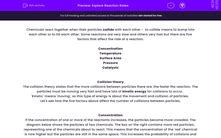 Explore Reaction Rates Worksheet EdPlace