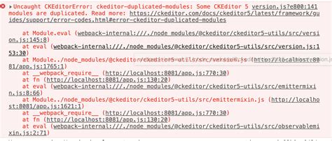 How To Resolve Some Ckeditor Modules Are Duplicated Issue
