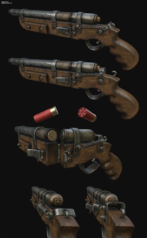 Homebrew Shotgun Pedro Amorim On Artstation At Artstation