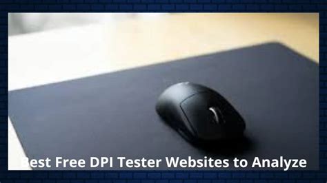 5 Best Free DPI Tester Websites to Analyze Mouse Sensor Activity - Thechno