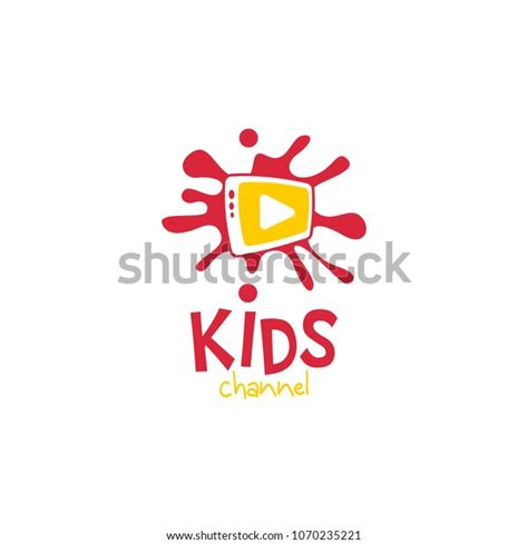 Kids Channel Logo Icon Design Template Stock Vector (Royalty Free ...