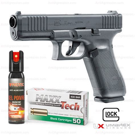 Pistolet Glock Umarex Gen Mm Pak Mallette Umarex Pistolet D Alarme