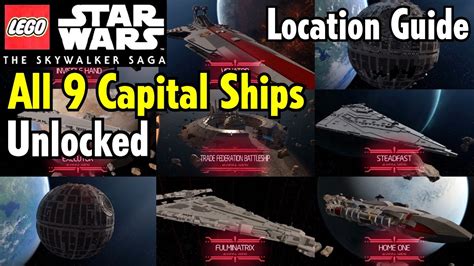 All Capital Ships Unlocked Location Guide Lego Star Wars The