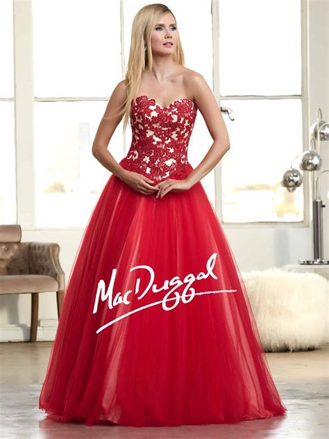 Mac Duggal 40408h Floral Ball Gown French Novelty