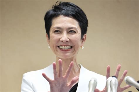 蓮舫氏「小池都政リセットへ先頭に立つ」 都知事選出馬を正式表明 [写真特集1 5] 毎日新聞