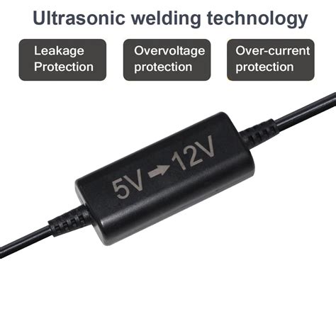 Usb To Dc Barrel Male Jack Cable Usb Dc 5v To Dc 12v 21mm X 55mm