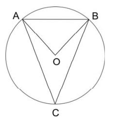 Quest O Na Figura Os Pontos A B C Pertencem Circunfer Ncia De