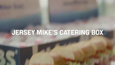 Jersey Mikes Subs Catering Box - No Excuse Needed Ad Commercial on TV