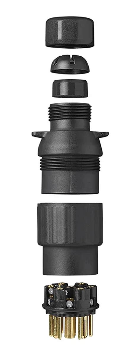 ProPlus 343510 Stecker 7 polig PVC System Multicon West Anhängerstecker