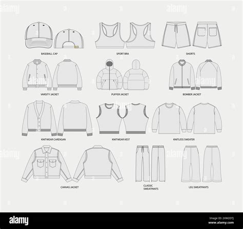 Ultimate Vector Streetwear Clothing Mockup Pack Template Fully