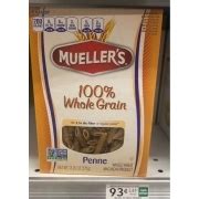 Mueller S Penne 100 Whole Grain Calories Nutrition Analysis More