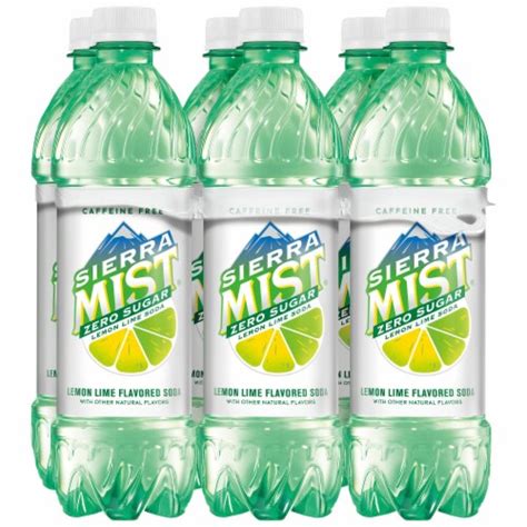 Sierra Mist Zero Sugar Lemon Lime Soda Bottles Bottles Fl Oz