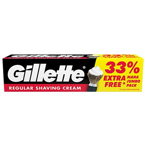 Buy Gillette Pre Shave Cream Regular 70 Gm Tube Online At Best Price