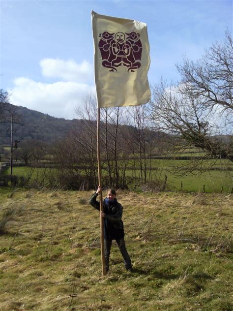 Ancient Arts : Making Anglo-Saxon flags for Bede's World