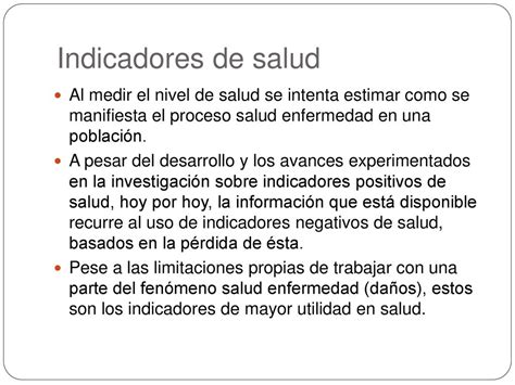 Indicadores En Salud Ppt Descargar