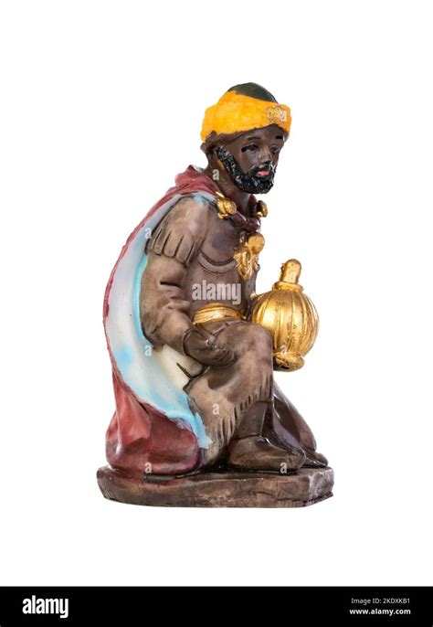 The Christmas Magic Ceramic Figure Of Balthazar One Of The Wise Men