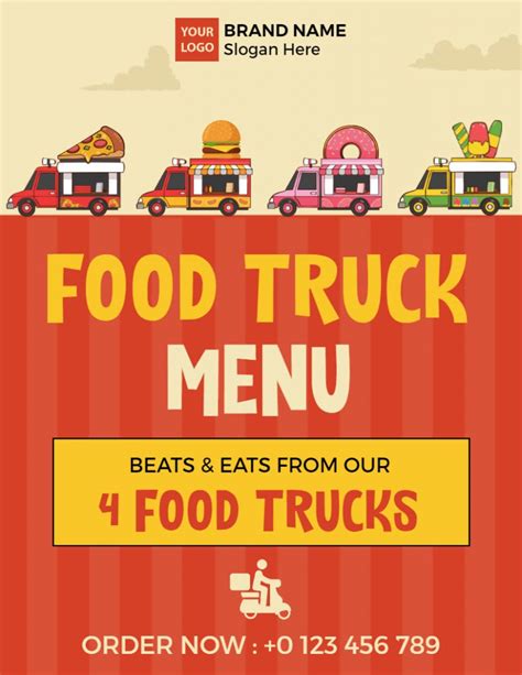 How to Design a Food Truck Menu Using Templates? - PhotoADKing