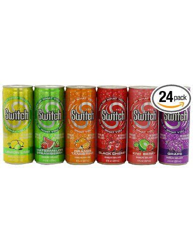 The Switch Sparkling Juice Variety Pack 8 Fl Oz Cans Pack Of 24