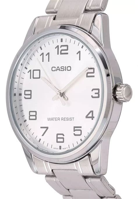 Jual Casio Casio Jam Tangan MTP V001D 7BUDF Silver Original 2023