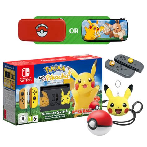 Nintendo Switch Pok Mon Lets Go Pikachu Edition Pack Nintendo