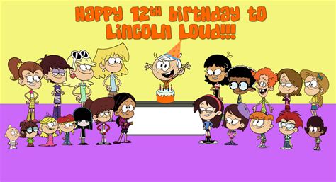 Happy 12th Birthday To Lincoln Loud By Jacob Van Antwerp On Deviantart