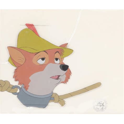 At Auction Walt Disney Robin Hood Hand Painted Animation Cel 11 H X 14