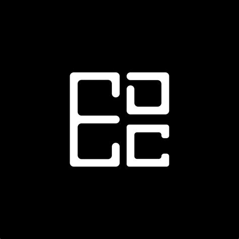 EDC letter logo creative design with vector graphic, EDC simple and ...