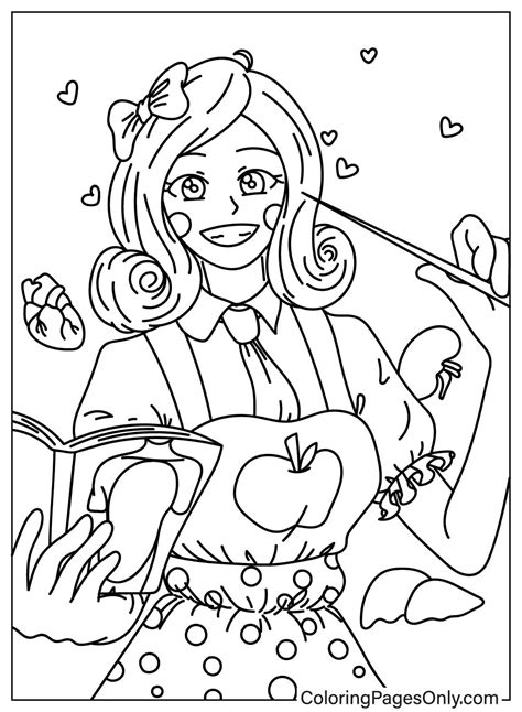 Miss Delight Coloring Page Free Free Printable Coloring Pages