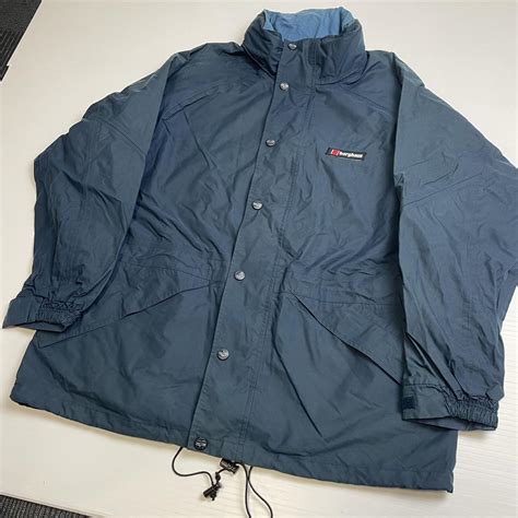 Vintage Berghaus waterproof jacket blue 📌 Our... - Depop