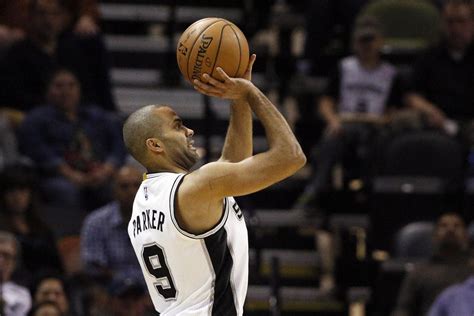 Tony Parkers Hot Outside Shooting Sets An Nba Record Pounding The Rock