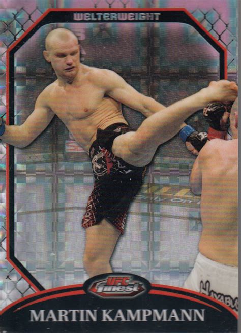 Finest Ufc X Fractors Card Martin Kampmann Ebay