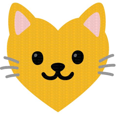 Heart cat emoji, heart , cat , emoji - Free PNG - PicMix