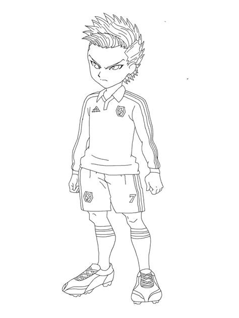 Coloriage Personnages de Inazuma Eleven télécharger et imprimer