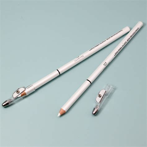 Lapis Branco De Olho - Lápis de Olho Branco Mia Make Com Apontador - Cosméticos Natalia