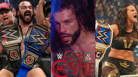 Wwe Clash At The Castle 2022 Winners Leakeddrew Mcintyre Wins