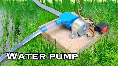 How To Make Smallest Water Pump Science Project Youtube