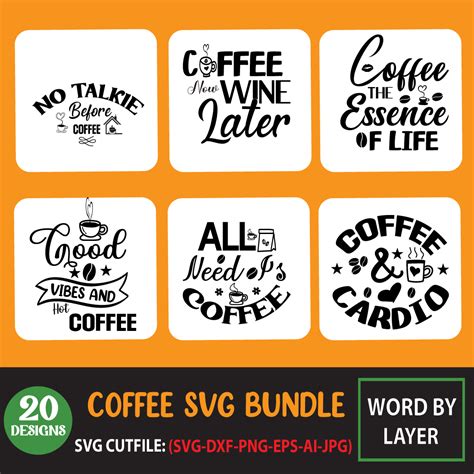 Coffee Svg Bundle Masterbundles